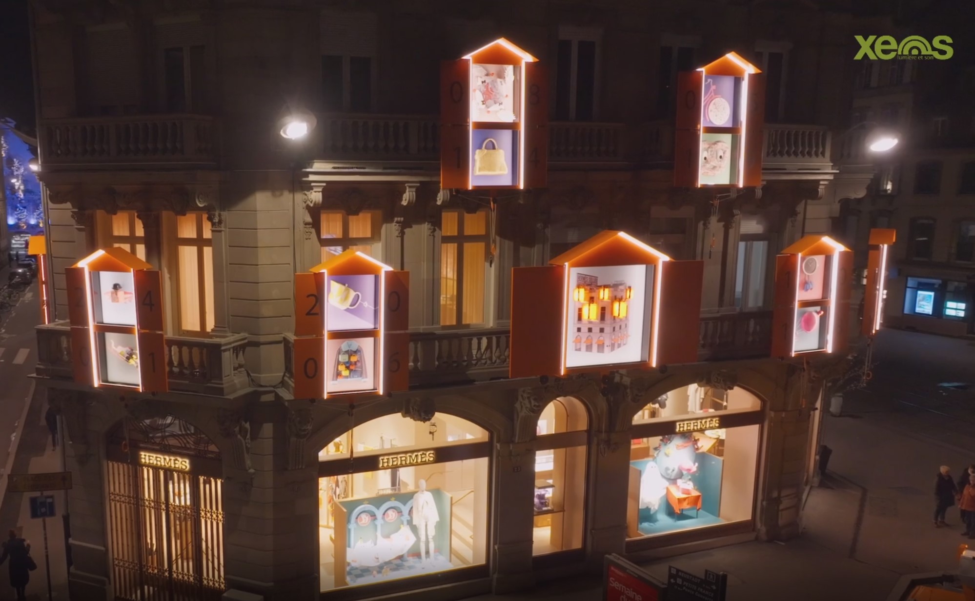 Calendrier de l'Avent 2022 de la Boutique Hermès XEOS